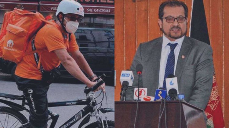 മുമ്ബ് അഫ്ഗാന് വാര്ത്താവിനിമയ, സാങ്കേതിക മന്ത്രി; ഇപ്പോള് പിസ ഡെലിവറി ബോയ് !