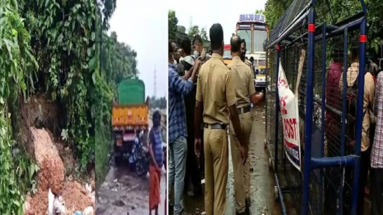 കളമശ്ശേരിയില് മണ്ണിടിഞ്ഞ് വീണ് ലോറി ഡ്രൈവര്ക്ക് ദാരുണാന്ത്യം