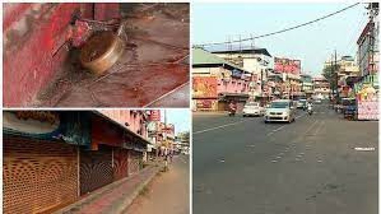 ചങ്ങനാശേരിയിൽ ഹർത്താൽ പുരോഗമിക്കുന്നു; മാടപ്പള്ളിയിൽ കെ റെയിൽ അധികൃതർ ഇട്ട കല്ലുകൾ കാണാനില്ല