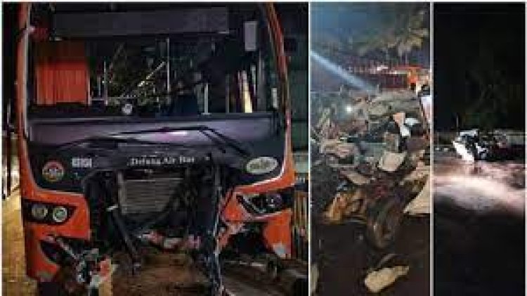 ചെങ്ങന്നൂരില് കെഎസ്ആര്ടിസി സ്വിഫ്റ്റ് ബസും കാറും കൂട്ടിയിടിച്ച് രണ്ടുപേര് മരിച്ചു
